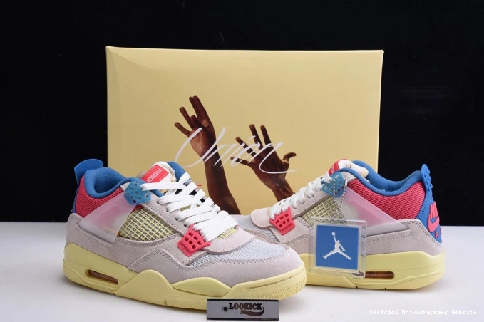 Official Maikesneakers Ice Jordan Union 4 Retro Air Guava DC9533-800 0727